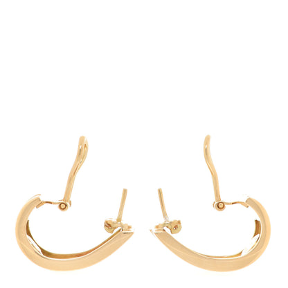 Tiffany 18K Yellow Gold Atlas Earrings 3 of 4