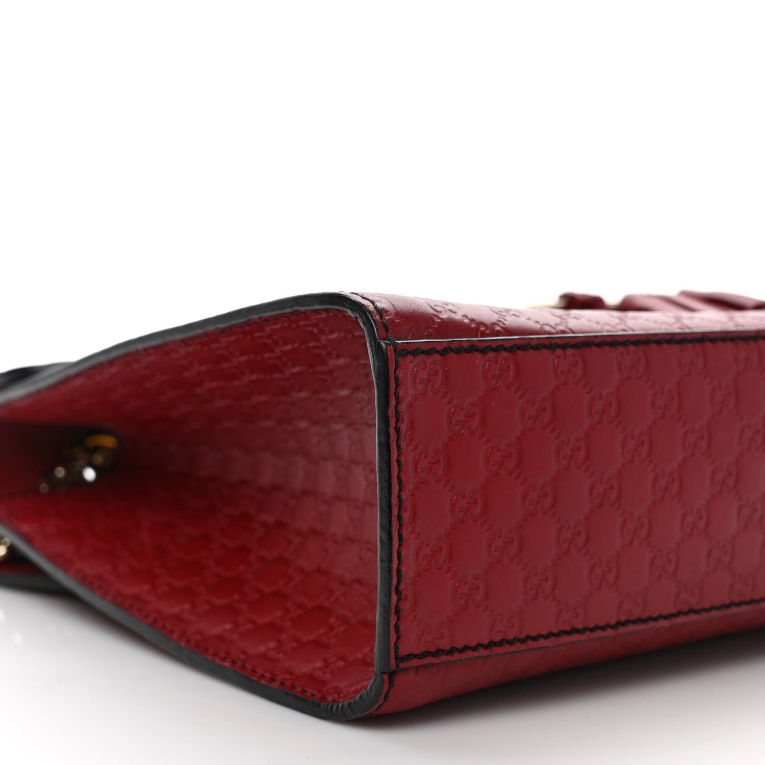 Gucci Microguccissima Medium Emily Chain Shoulder Bag Red 8 of 11