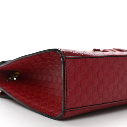 Gucci Microguccissima Medium Emily Chain Shoulder Bag Red 8 of 11