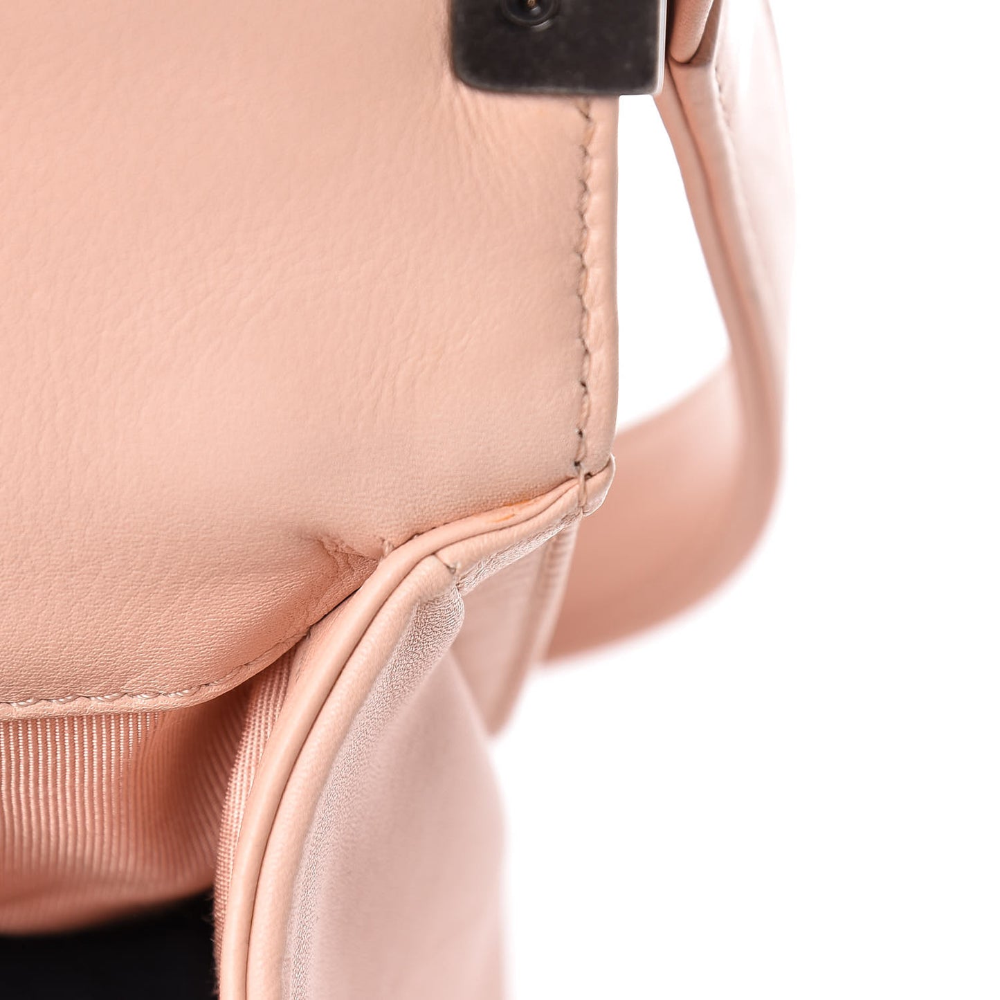 Calfskin Quilted New Medium Boy Flap Light Pink