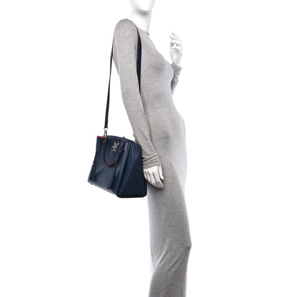 Louis Vuitton Calfskin Lockmeto Marine Rouge 2 of 12