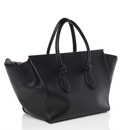 Celine Natural Calfskin Medium Tie Knot Tote Black 3 of 10