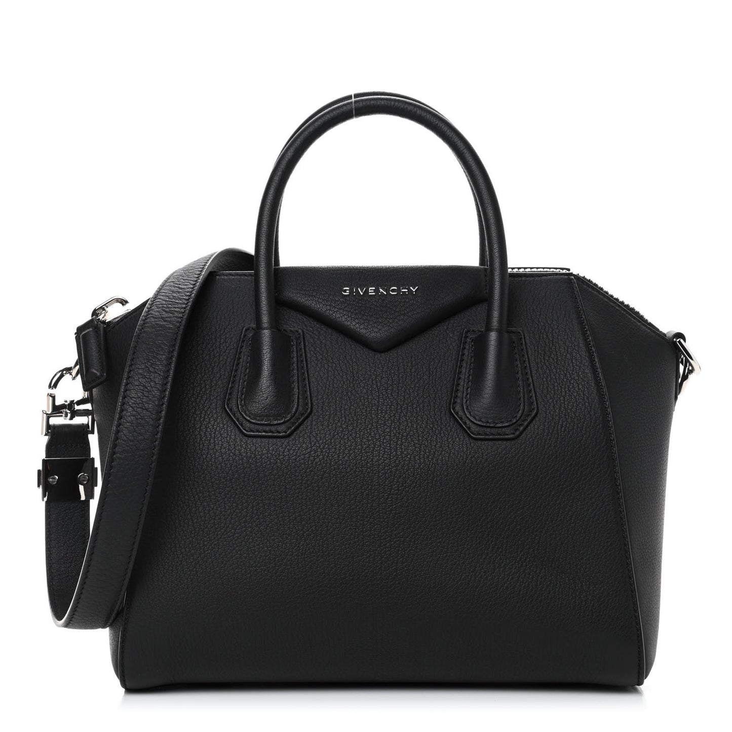 Sugar Goatskin Small Antigona Black