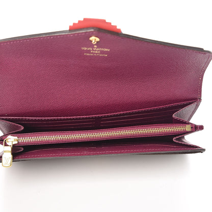 Louis Vuitton Monogram Totem Sarah Wallet Magenta 6 of 10