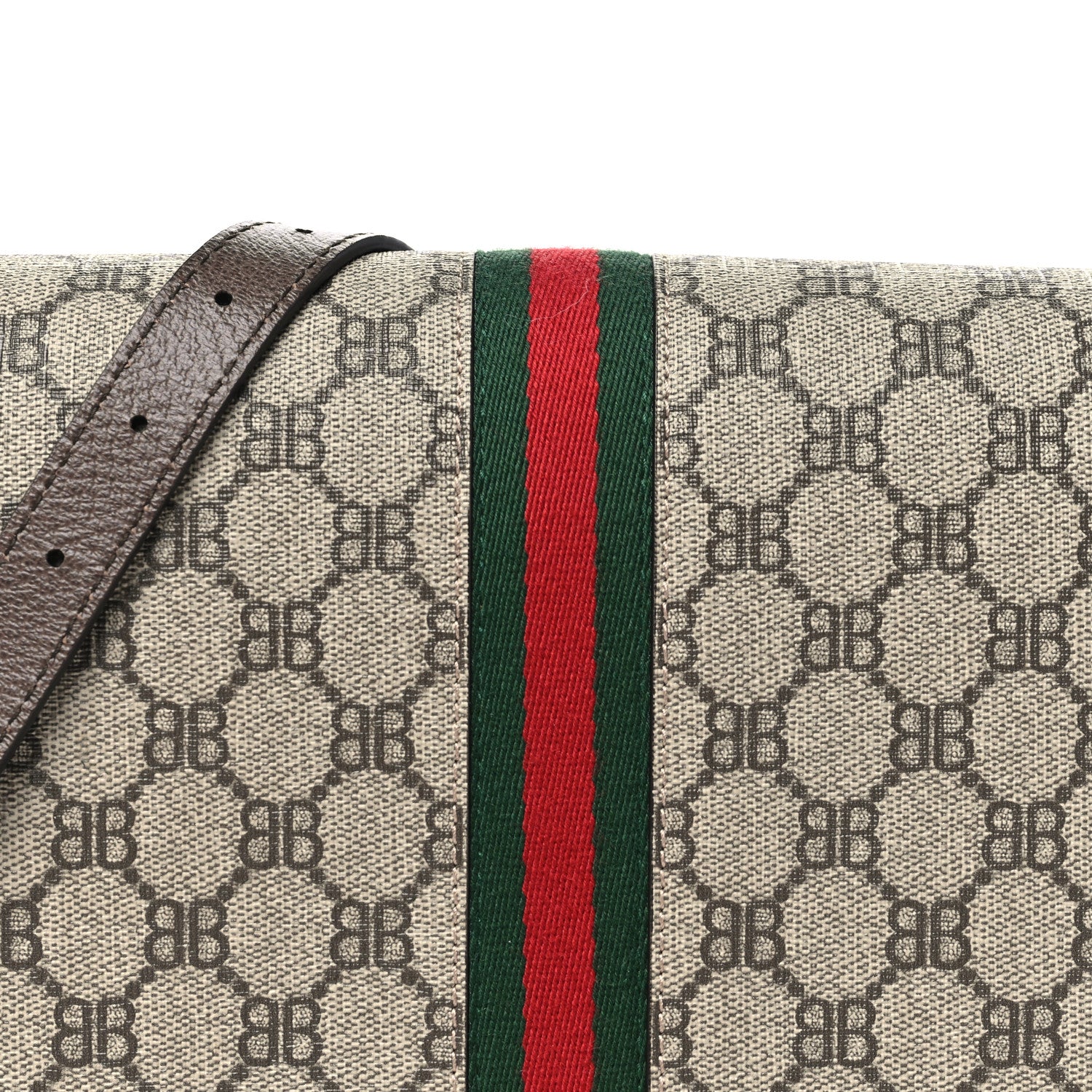 Gucci X  BB Supreme Monogram Web Small Ophidia Shoulder Bag Beige New Acero 8 of 10