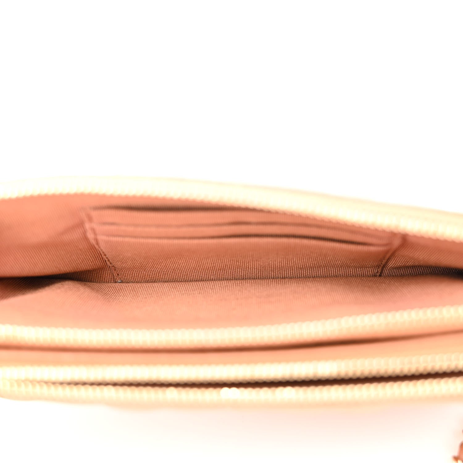 Chanel Lambskin Quilted Small Clutch With Chain Dark Beige 5 of 16