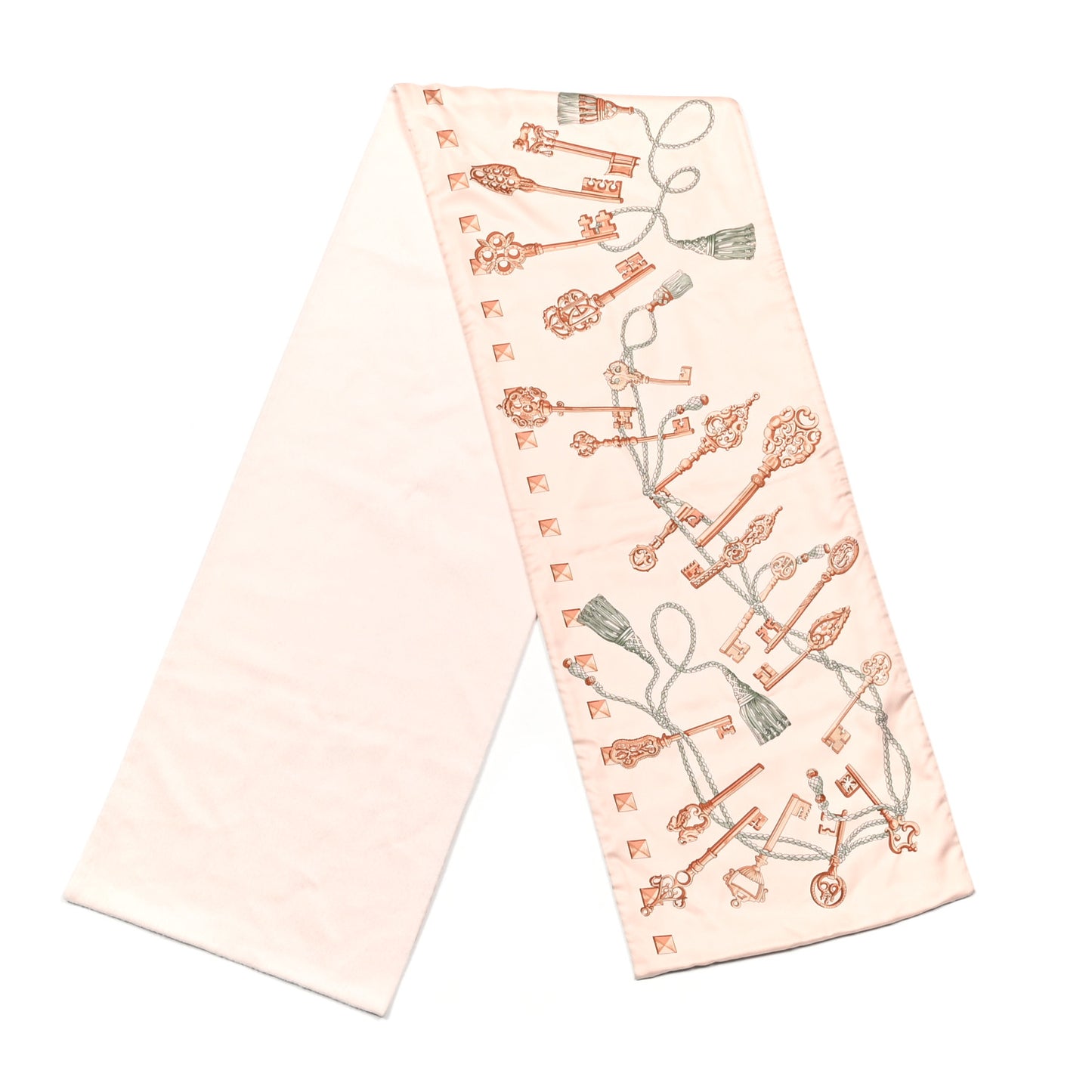 Silk Angora Les Cles A Pois Scarf