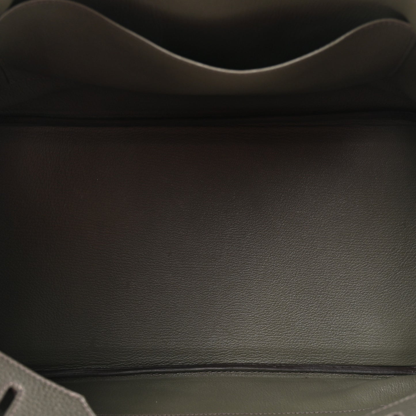 Taurillon Clemence Birkin 35 Vert De Gris