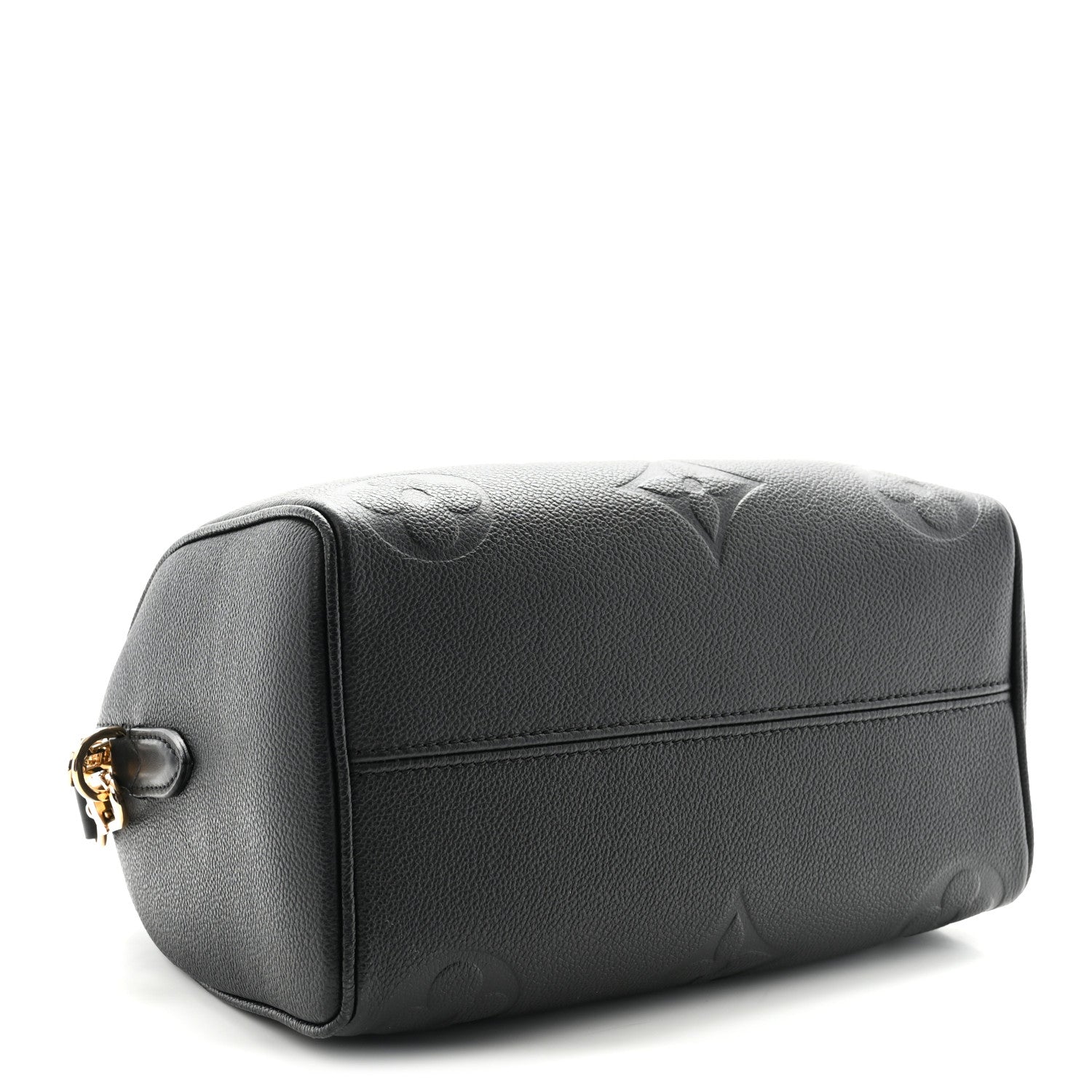 Louis Vuitton Empreinte Monogram Giant Speedy Bandouliere 25 Black 4 of 9