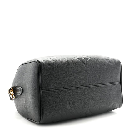 Louis Vuitton Empreinte Monogram Giant Speedy Bandouliere 25 Black 4 of 9