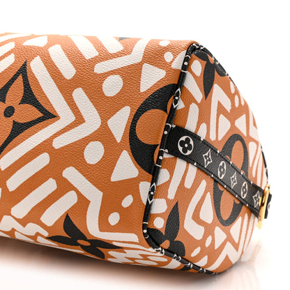 Louis Vuitton Monogram Giant Crafty Speedy Bandouliere 25 Creme Caramel 9 of 10