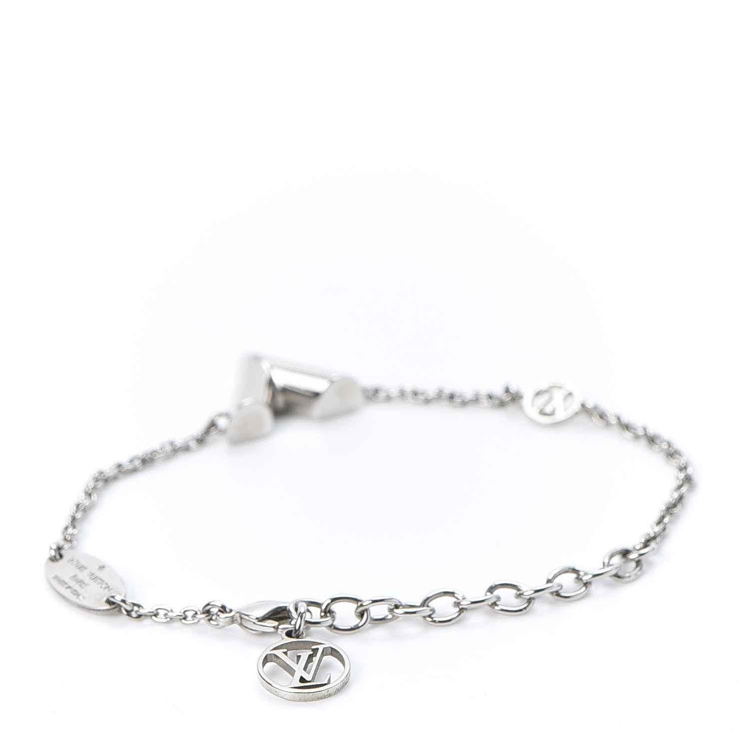 Louis Vuitton Essential V Supple Bracelet Silver 2 of 5