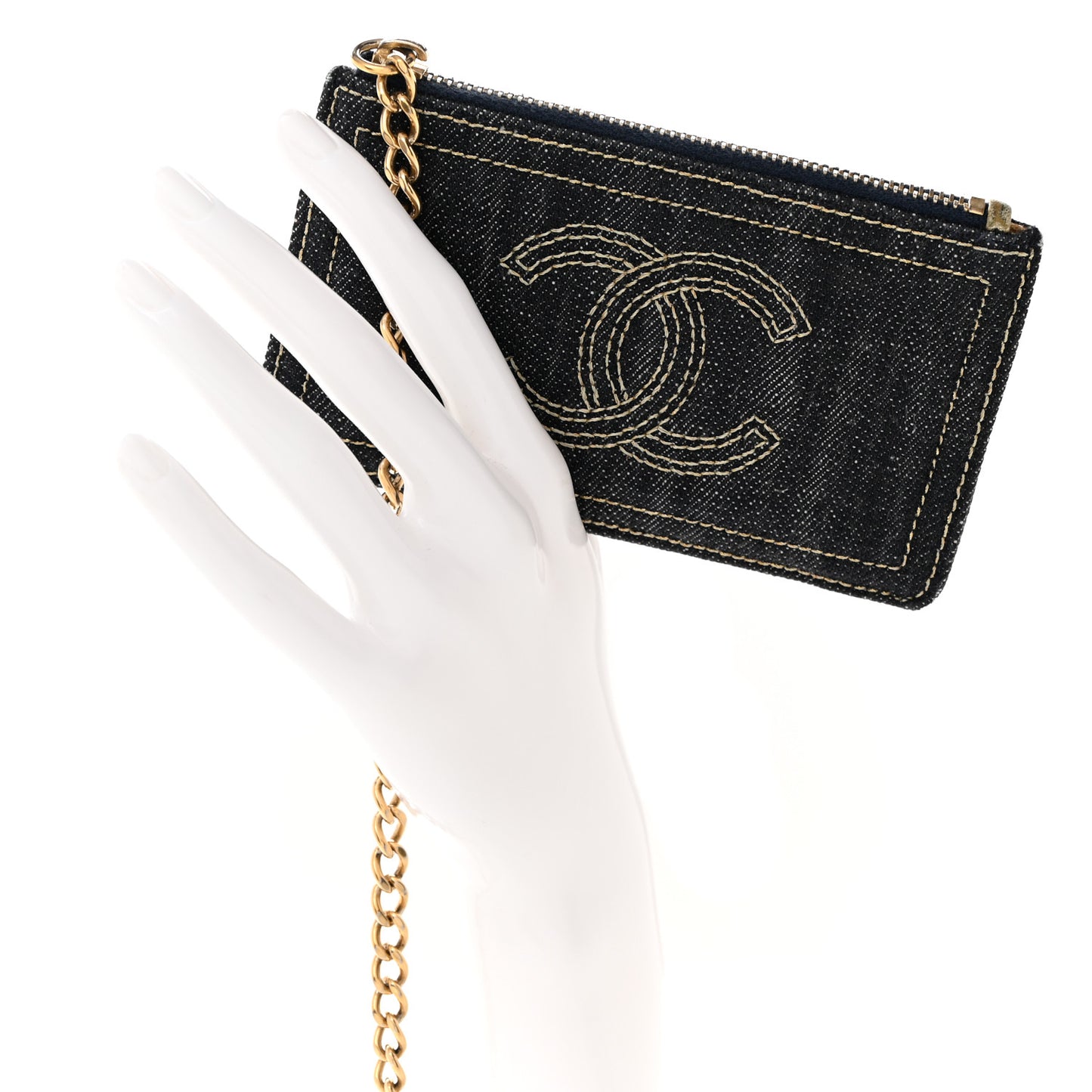Denim CC Pouch Blue