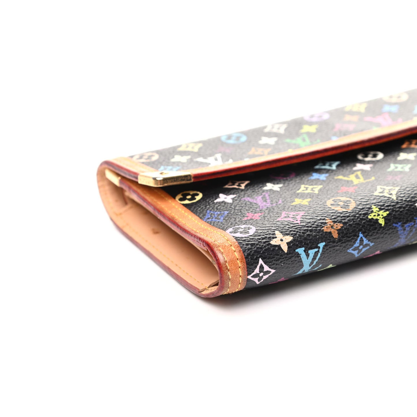 Monogram Multicolor Porte Tresor International Wallet Black