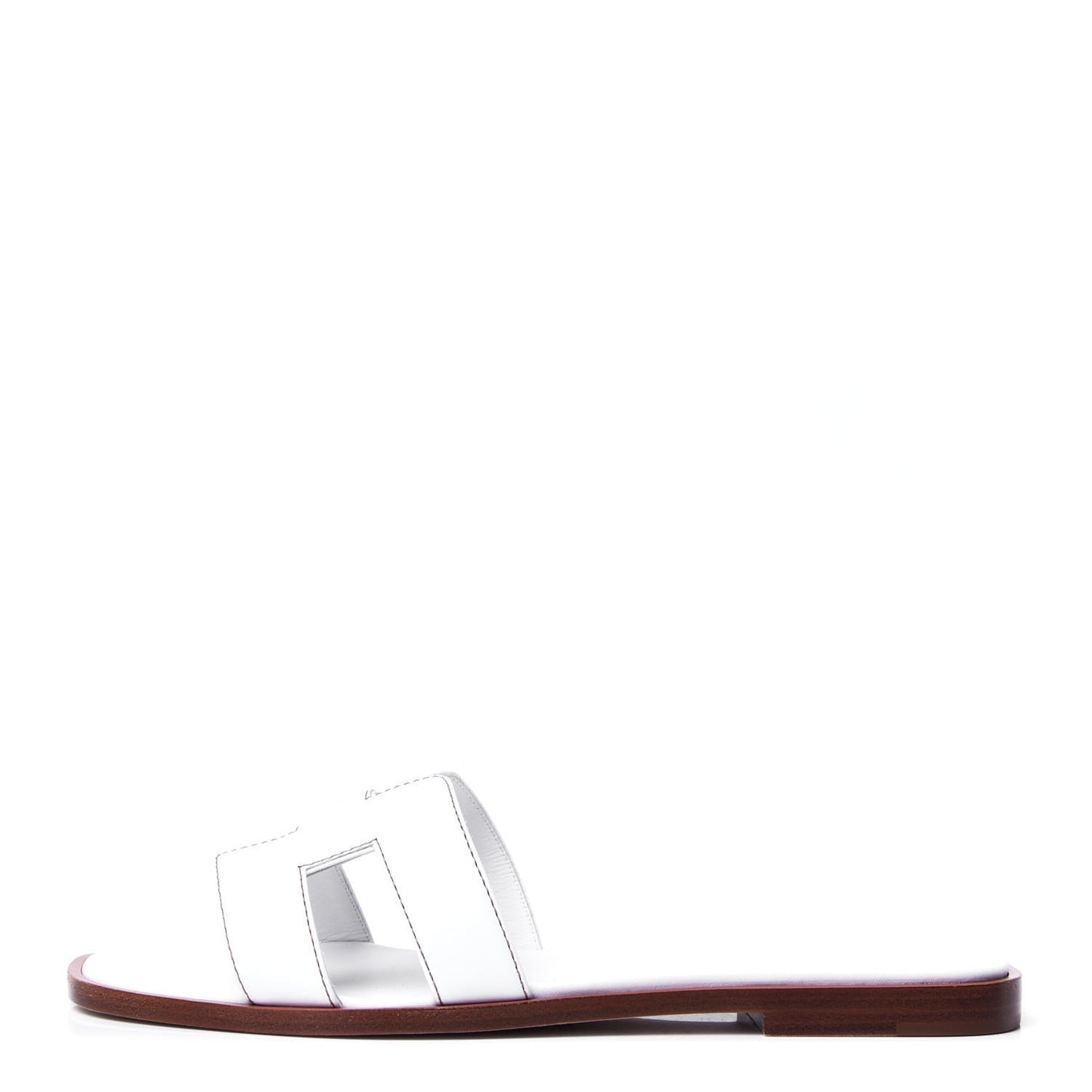 Box Calfskin Oran Sandals 36.5 White