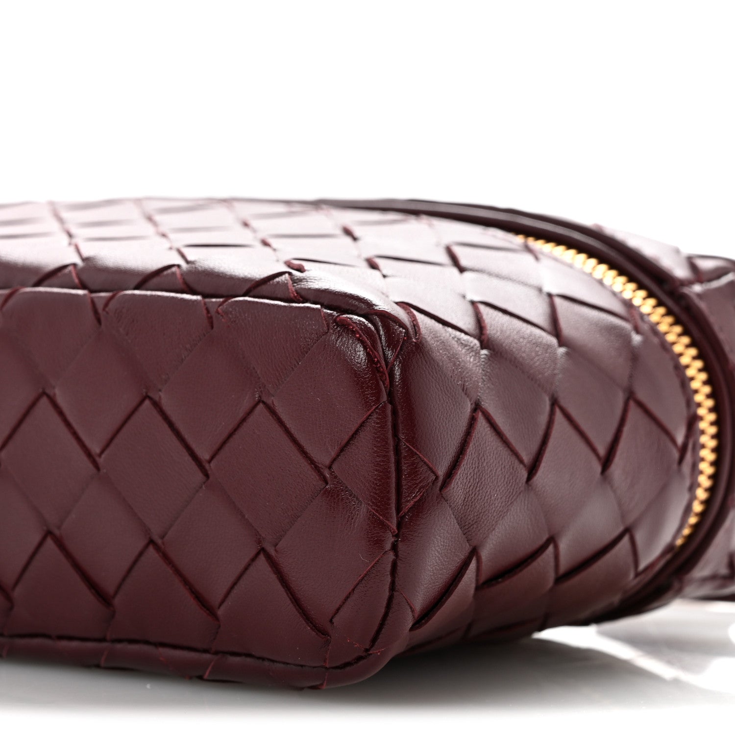 Bottega Veneta Nappa Intrecciato Bang Bang Vanity Case Barolo 10 of 12