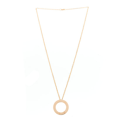 Cartier 18K Pink Gold LOVE Pendant Necklace 3 of 6