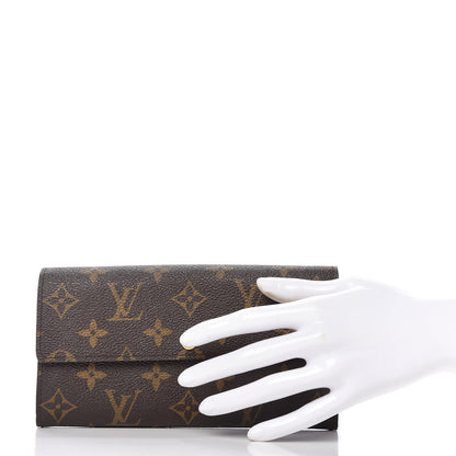 Louis Vuitton Monogram Sarah Wallet 2 of 10
