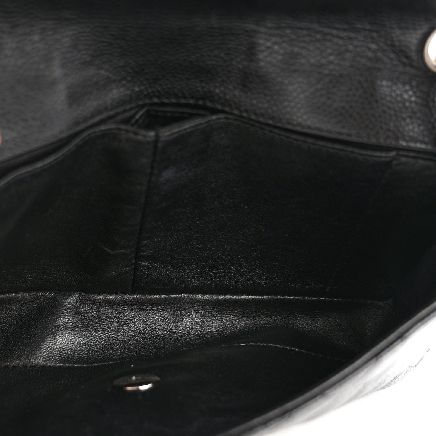Caviar Quilted East West Flap Black