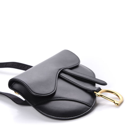 Christian Dior Calfskin Saddle Belt Bag Black 4 of 11
