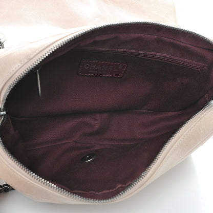 Chanel Glazed Calfskin Quilted Medium Duo Flap Light Pink 5 of 11