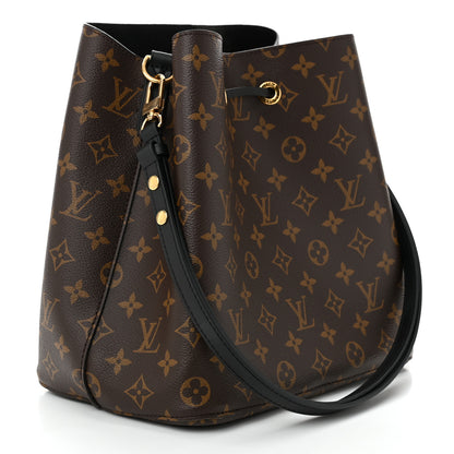 Louis Vuitton Monogram Neonoe MM Black 3 of 10