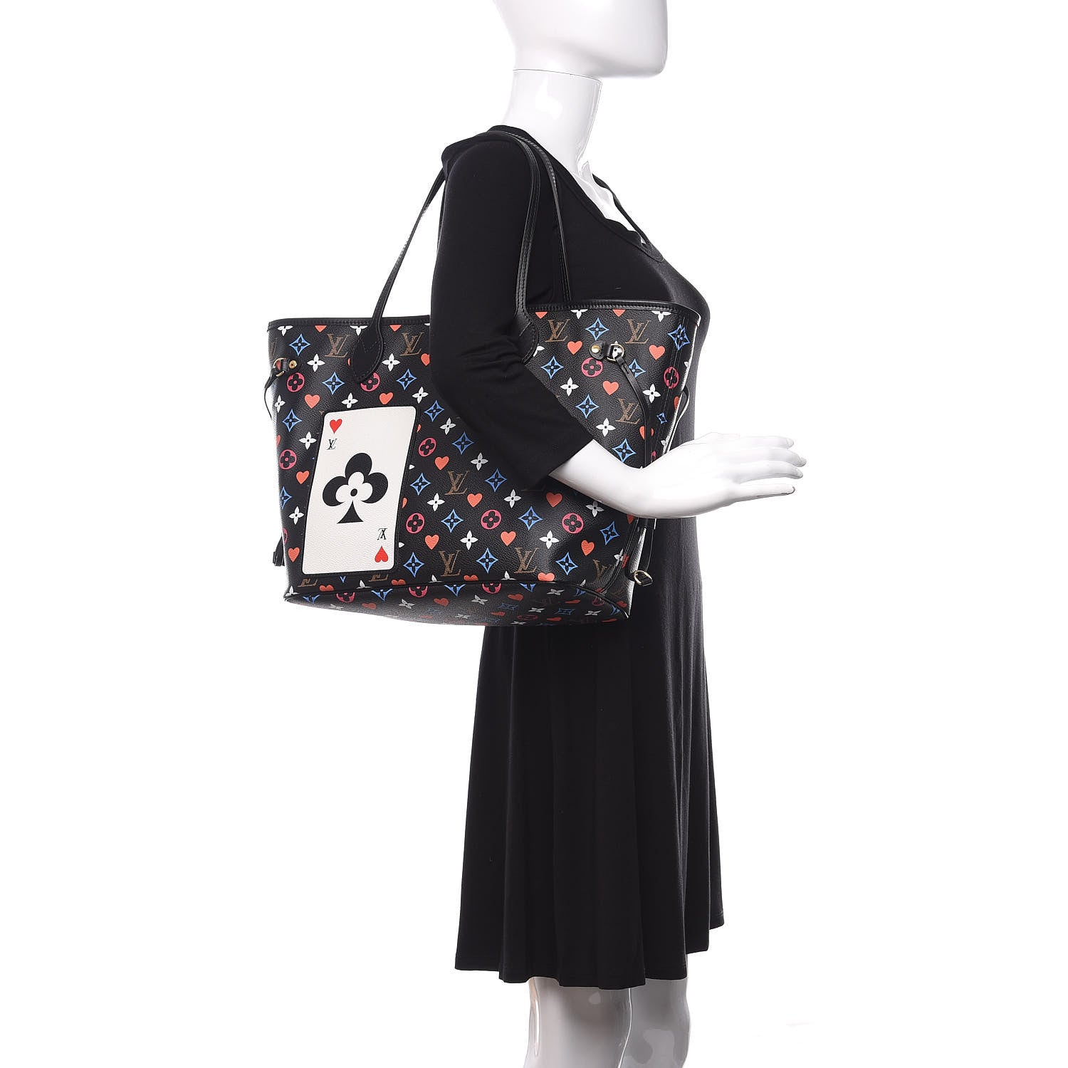 Louis Vuitton Game On Neverfull MM Black 2 of 11