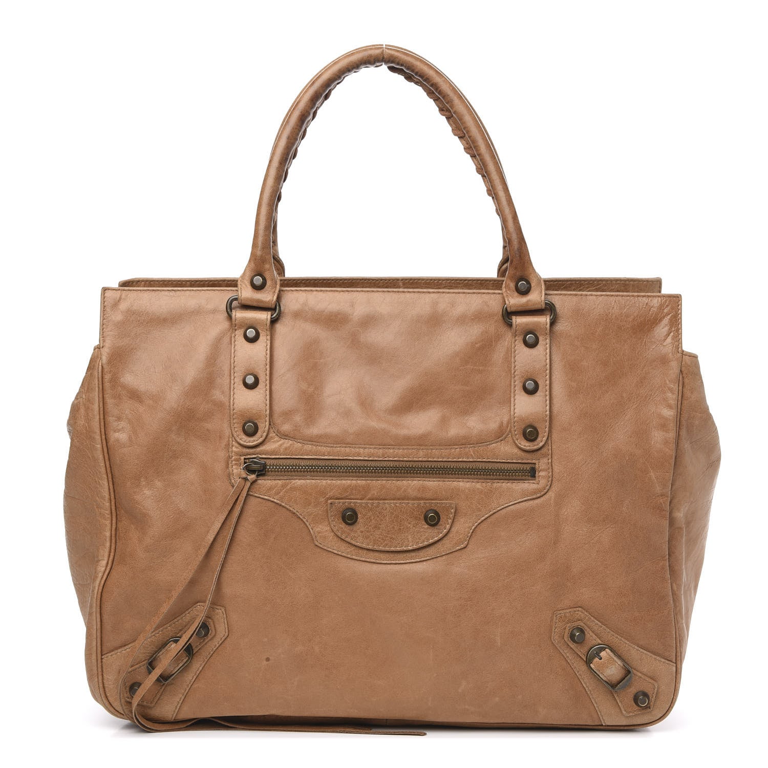 Balenciaga Chevre Shopper Tote Caramel 1 of 18