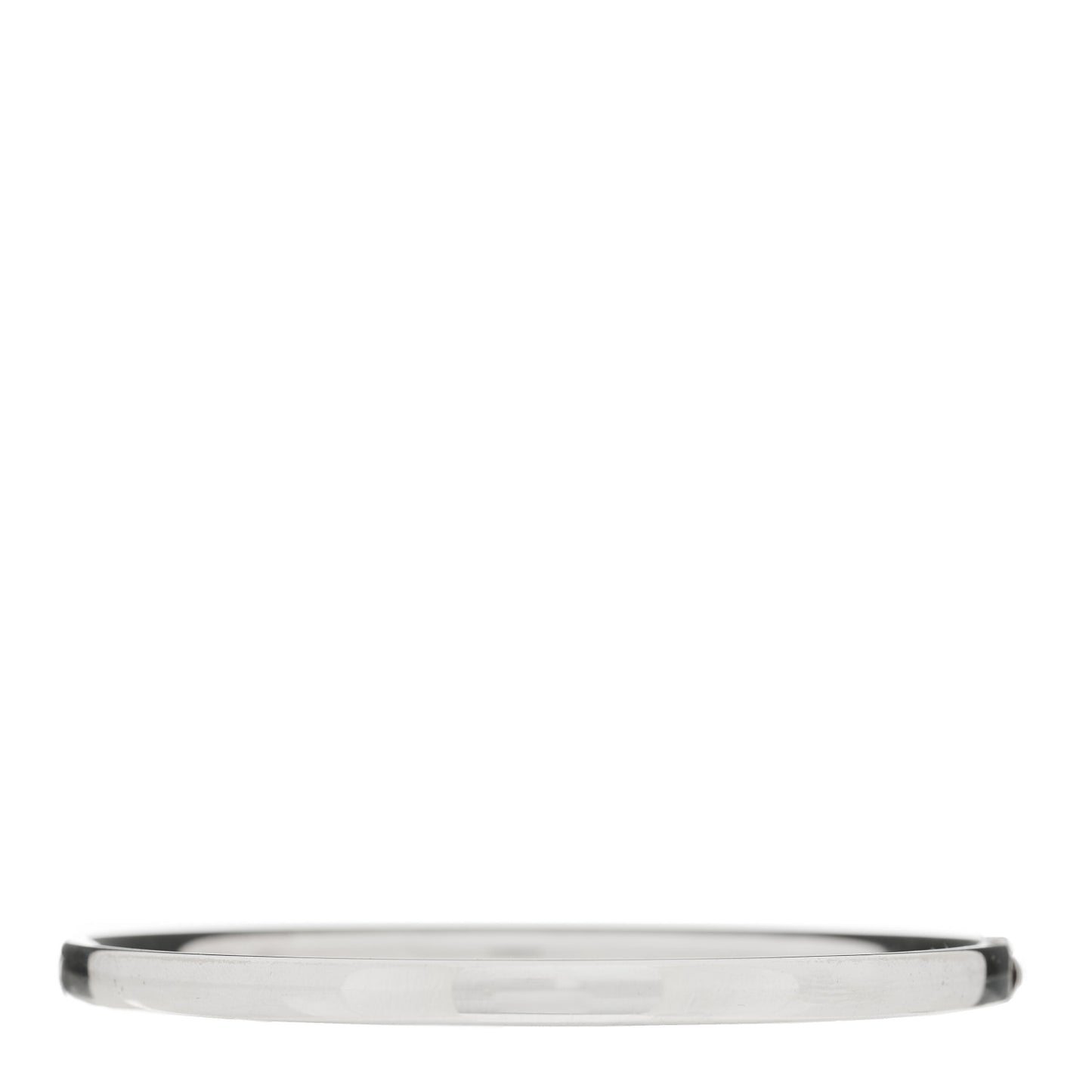 18K White Gold Diamond Metro Three-row Hinged Bangle Bracelet