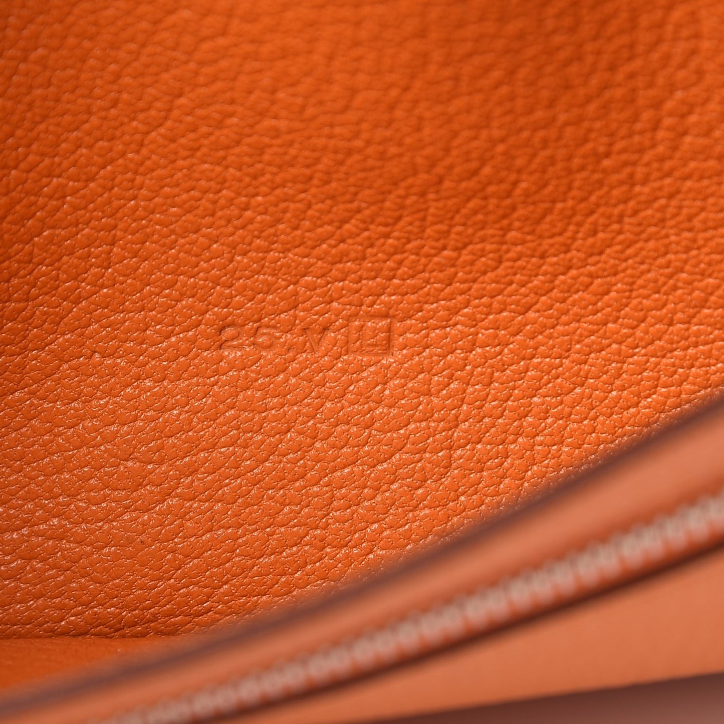 Chevre Mysore Bi Color Bearn Wallet Gold Orange