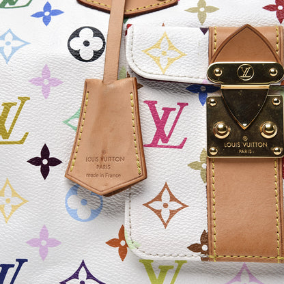 Louis Vuitton Monogram Multicolor Speedy 30 White 9 of 10