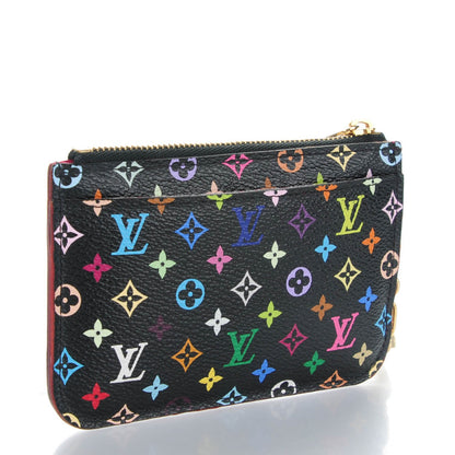 Louis Vuitton Monogram Multicolor Key Pouch Black Grenade 3 of 7
