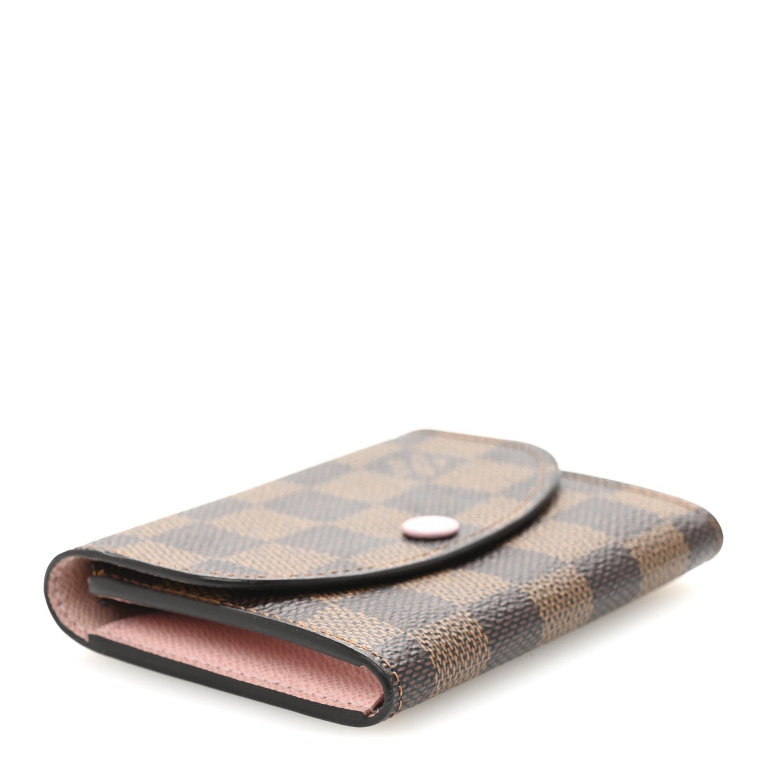 Louis Vuitton Damier Ebene Rosalie Coin Purse Rose Ballerine 4 of 9