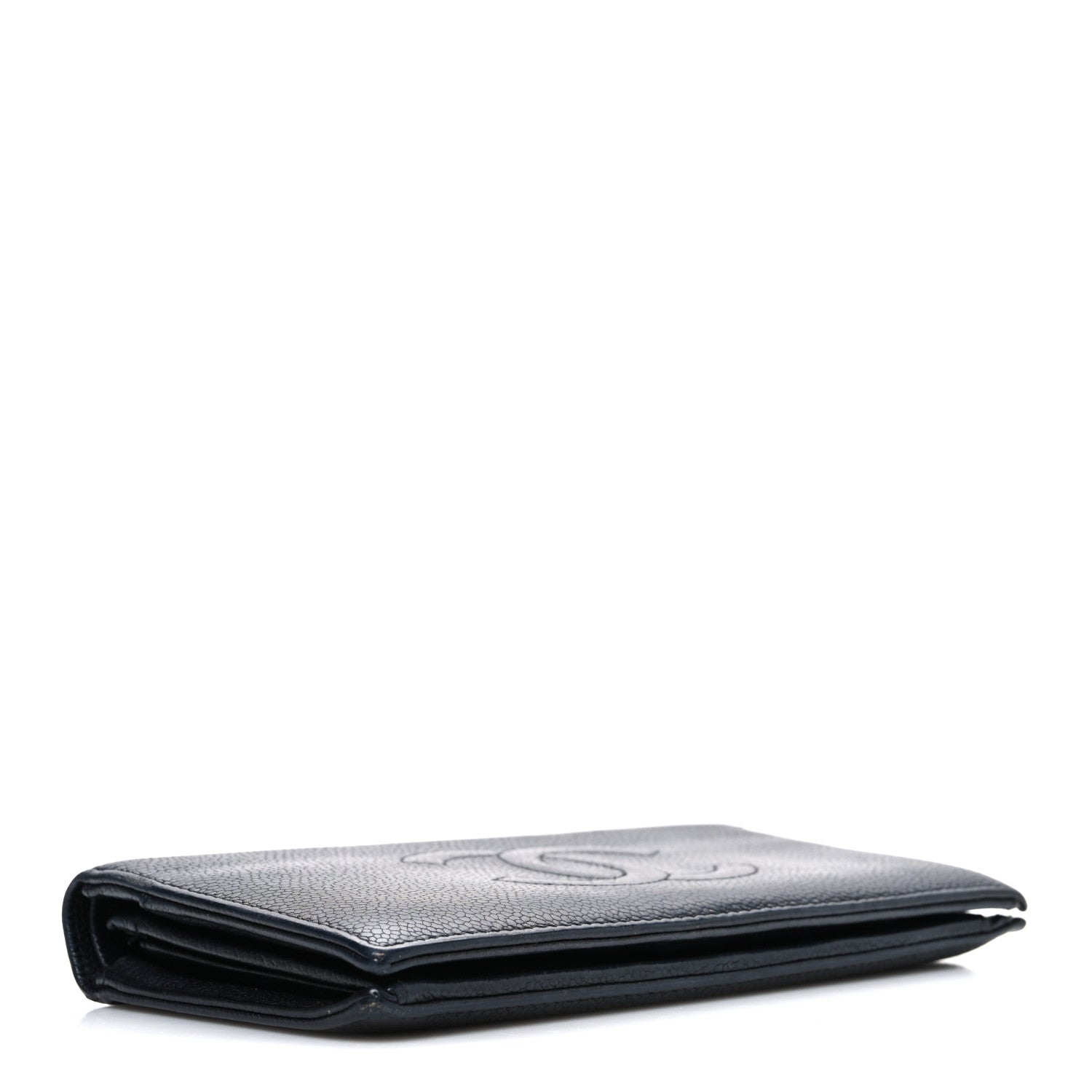 Chanel Caviar Timeless CC Yen Wallet Black 4 of 8
