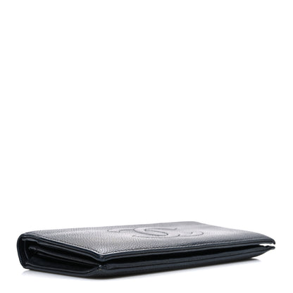 Chanel Caviar Timeless CC Yen Wallet Black 4 of 8