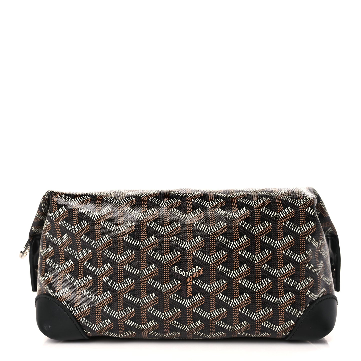 Goyardine Boeing 25 Trousse de Toilette Black