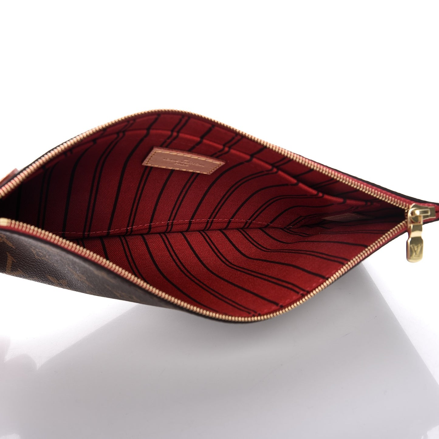 Monogram Neverfull MM GM Pochette Cherry