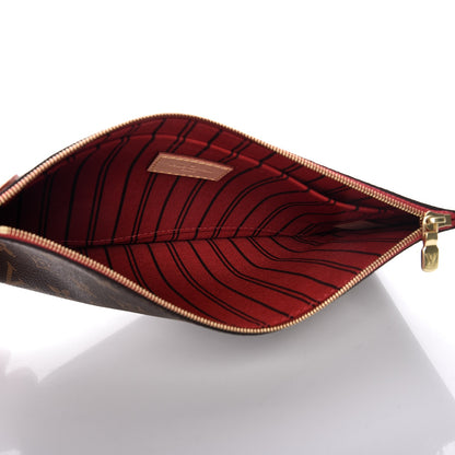 Louis Vuitton Monogram Neverfull MM GM Pochette Cherry 5 of 7