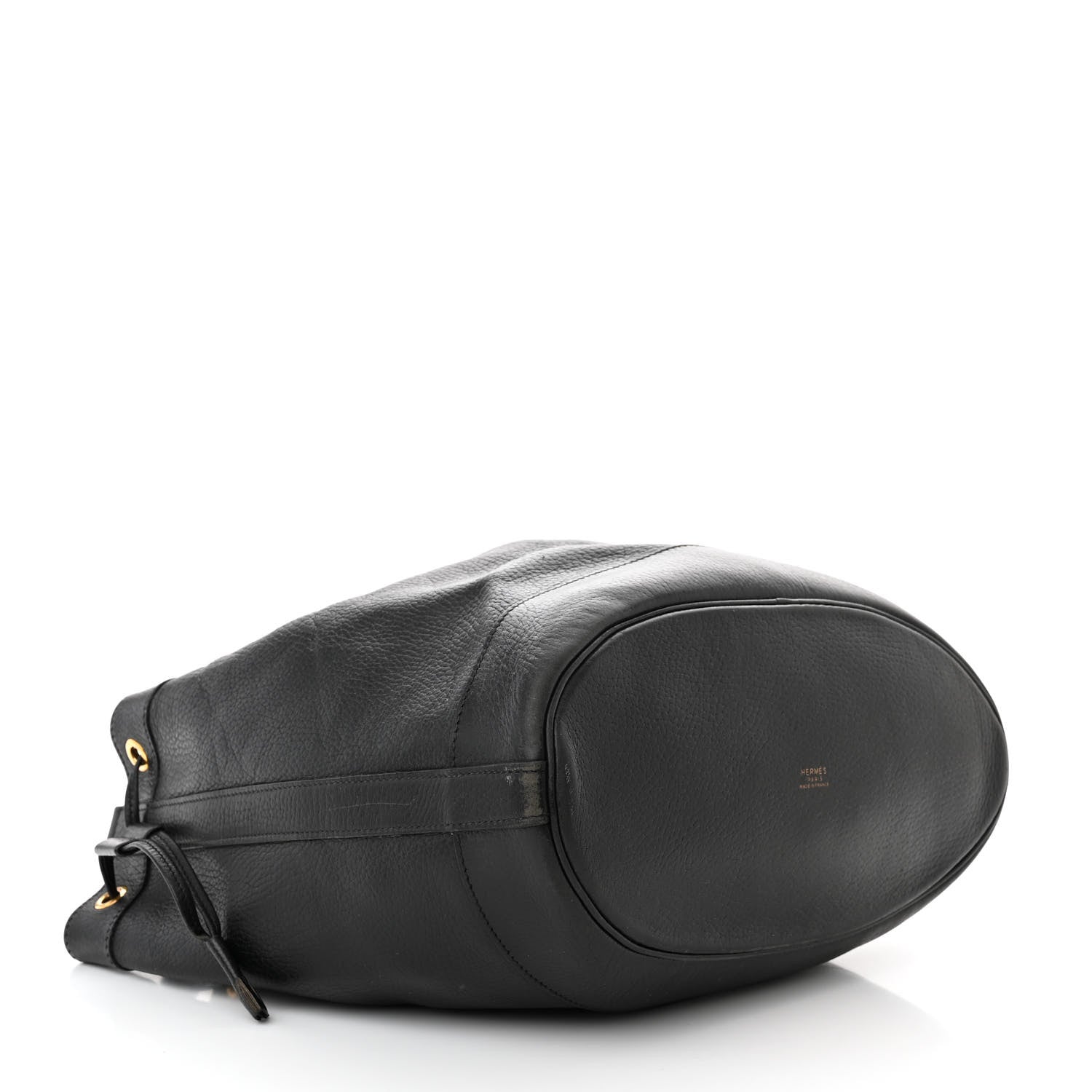 Hermes Evergrain Market Drawstring Bag 28 Black 4 of 10