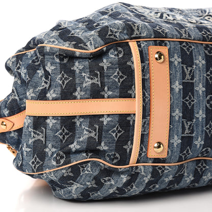 Louis Vuitton Denim Raye Cabas GM 10 of 13