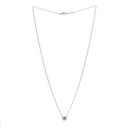 Tiffany Platinum Diamond Small Soleste Pendant Necklace 2 of 6