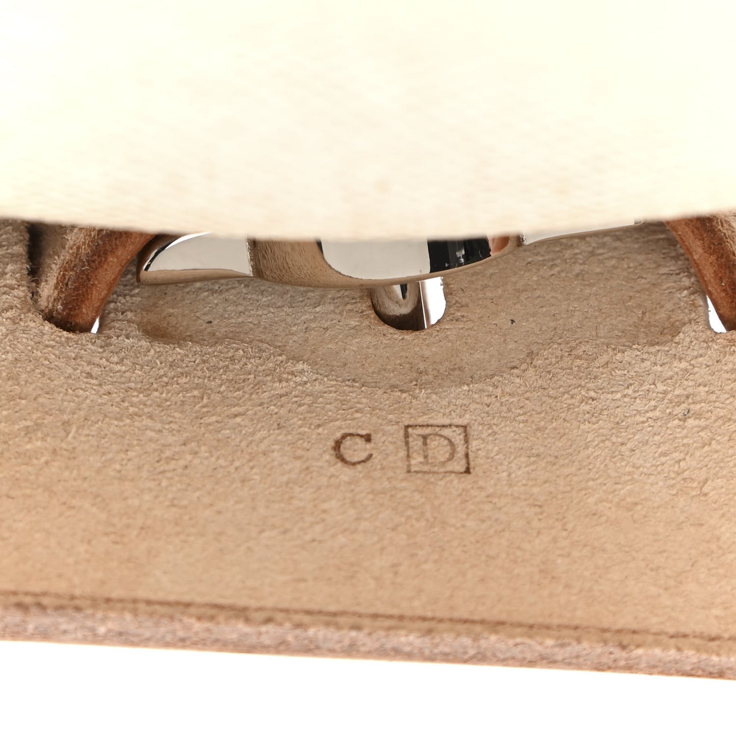Toile Vache Calfskin Herbag 30 PM Backpack Natural