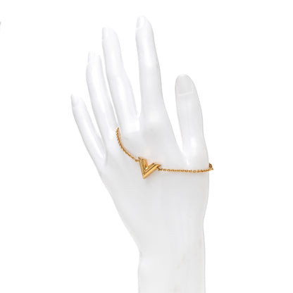 Louis Vuitton Essential V Supple Bracelet Gold 2 of 6