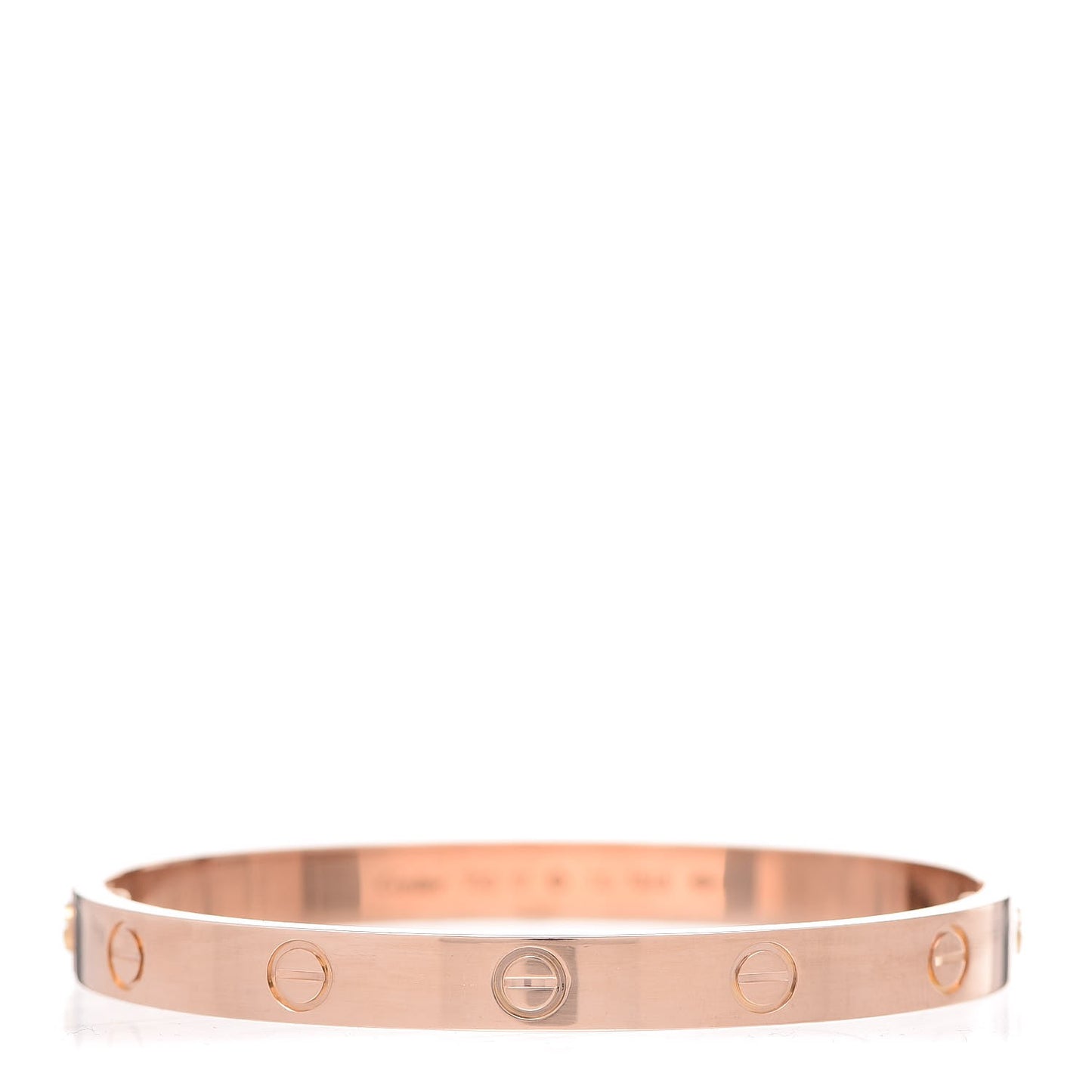 18K Pink Gold LOVE Bracelet 17