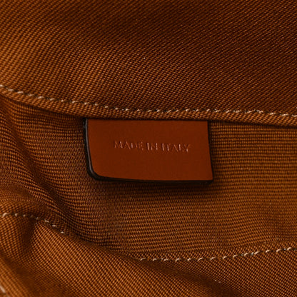 Celine Triomphe Canvas Triangle Crossbody Bag Tan 6 of 10
