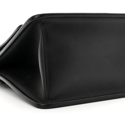 Fendi Vitello Century Velvet F is Fendi FF Kan I Shoulder Bag Black Tobacco 9 of 11