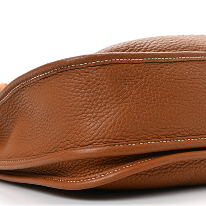Hermes Taurillon Clemence Evelyne III PM Gold 8 of 9