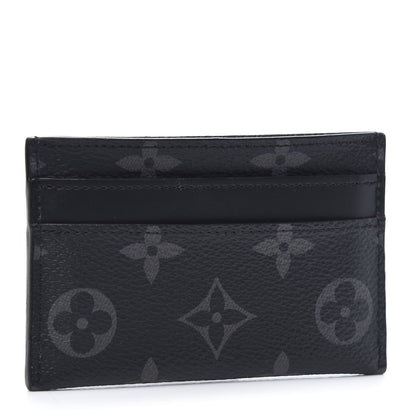 Louis Vuitton Monogram Eclipse Porte-Cartes Double Card Holder 3 of 8