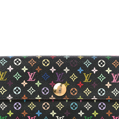 Louis Vuitton Monogram Multicolor Sarah Wallet Black Grenade 10 of 23