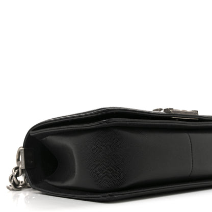 Chanel Caviar Quilted Medium Boy Flap Black 9 of 12